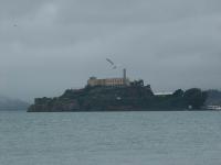 Alcatraz in the distance.