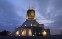 The new Liverpool Metropolitan Cathedral, a landmark.