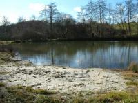The lake of Camping le Touroulet