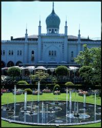 The attraction Nimb in Tivoli park.