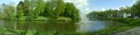 Panorama of the Dutch city of Zwolle, Overijssel.