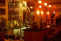 The bar in Cafe Libre