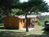 Holiday chalet at Camping Domaine la Garenne.