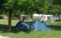 Pitches at Camping Les Tuillères.