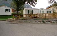 One of the bungalows of Camping Grands Cols.