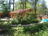 Holiday cottages at Le Vert Tuquet.