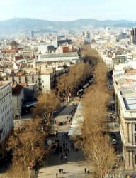 Las Ramblas seen from the air!