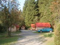 wine barrels, cabins