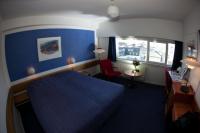 A standard room at the Hotel Hans Egede, to Nuuk in Greenland.