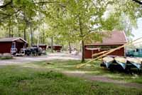 Bungalows on the Skantzö Camping