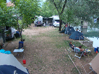 Small, but nice. Voor tents is a little reserved field on the backside of the reception.