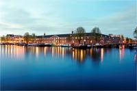 The Hermitage in Amsterdam, seen from the other side of the river Amstel.