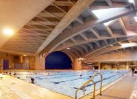 The big swimming pool in the middle of Paris, named Suzanne Berlioux-les Halles.