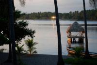 Sun reflection in the estuary of La Cocotera