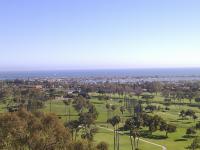 The Newport Beach taken from a hotel