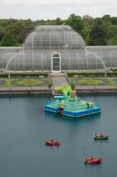 Boating festival at Kew Gardens.