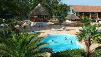 Swimming Pool on Camping Du Lac in Hossegor, France.