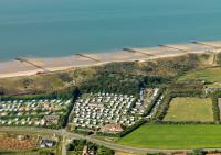 Helicopterview of Camping Janse in Zoutelande, The Netherlands