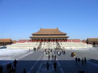 Forbidden City from a distance in Beijing.