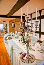 Tablesetting in Talbot Hotel, Leominster